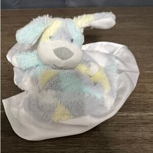 Baby Essentials‎ Puppy with Geometric Blanket Lovey